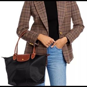 Small Le Pliage Nylon Shoulder Tote Black